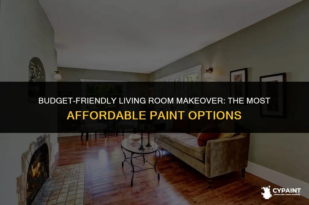 what is the least expensive paint for a living room
