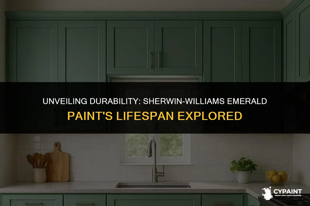 what is the life expectancy for sherwin williams emerald paint