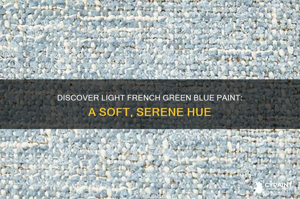 what is the light french green blue paint