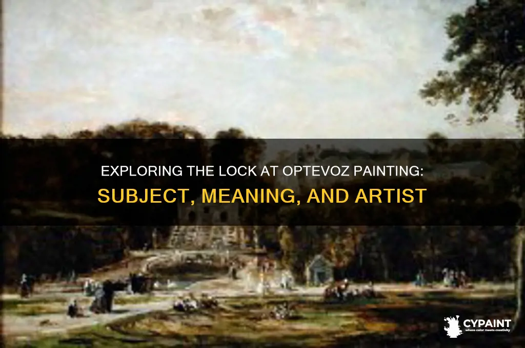 what is the lock at optevoz painting of