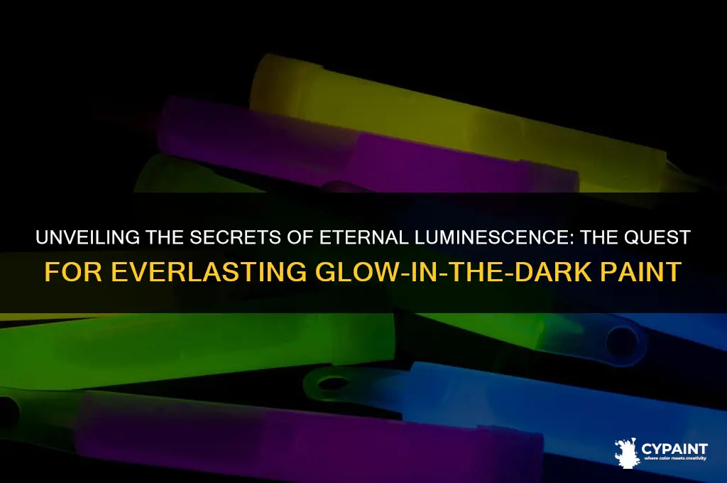 what is the longest lasting glow in the dark paint