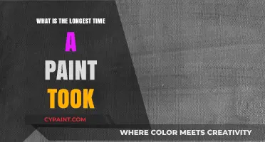 Exploring the Longest Drying Time for Paint: A Surprising Discovery