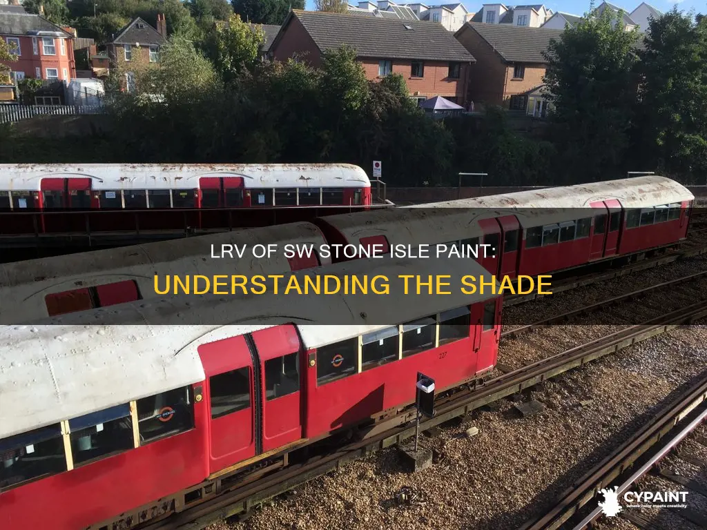 what is the lrv of sw stone isle paint