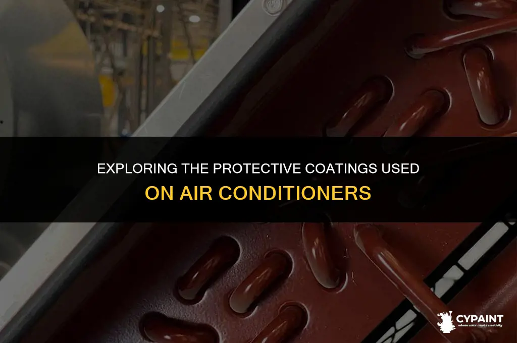 what is the material they paint on air conditioners called