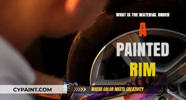 Unveiling the Mystery: Material Beneath a Painted Rim Explained