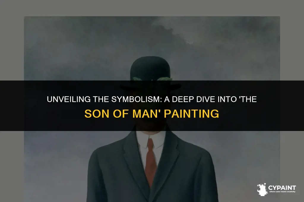what is the meaning behind the son of man painting