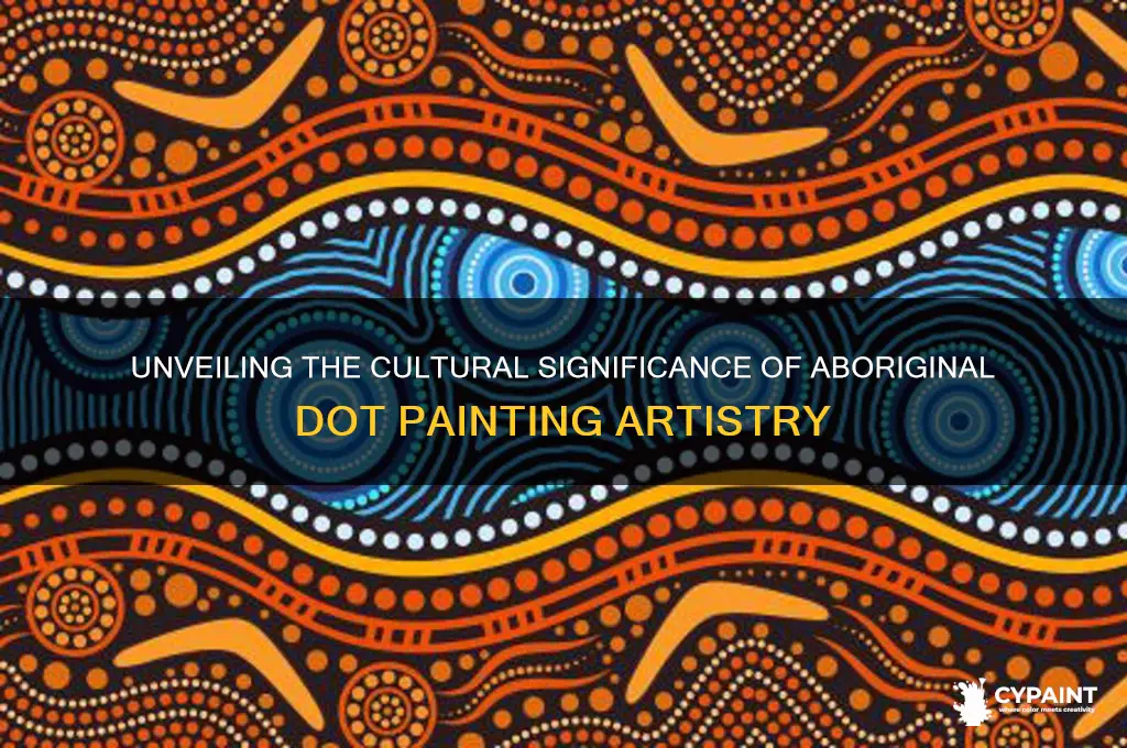 what is the meaning of aboriginal dot painting