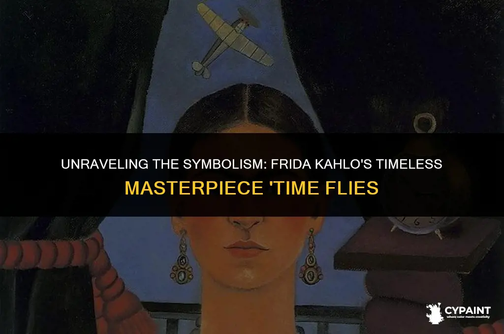 what is the meaning of frida kahlo time flies painting