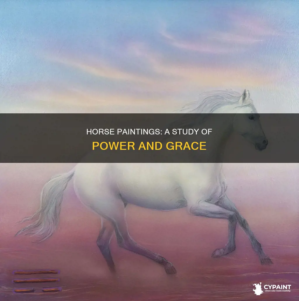 what is the meaning of painting the animal horses
