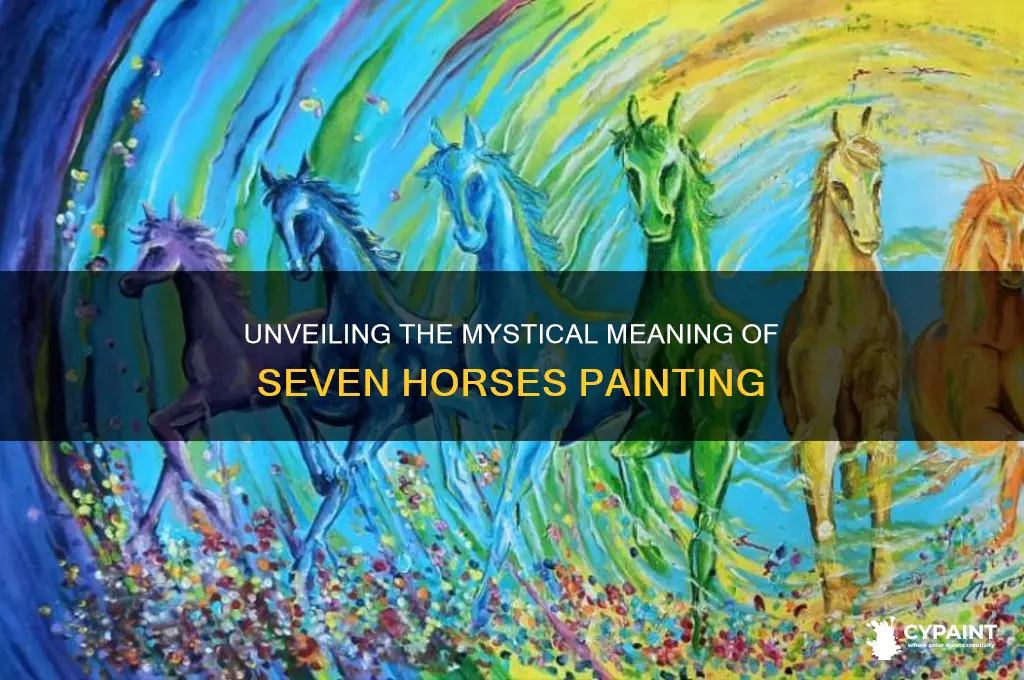 what is the meaning of seven horses painting