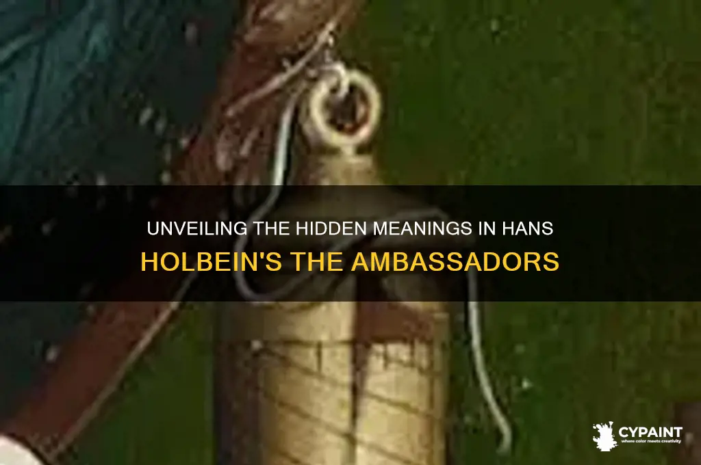 what is the meaning of the ambassadors painting