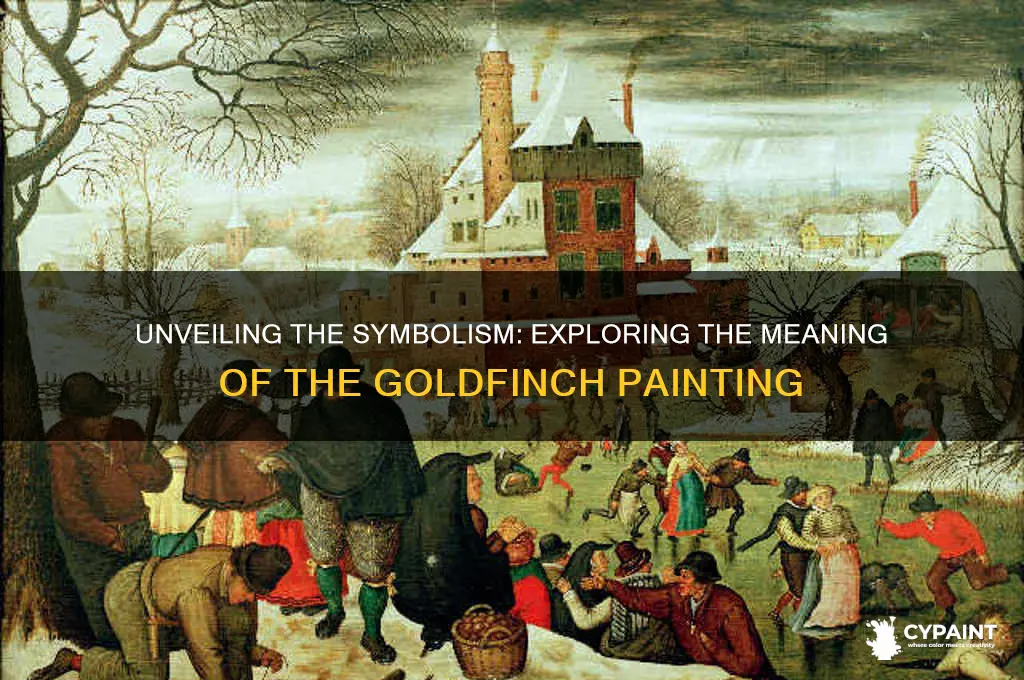 what is the meaning of the goldfinch painting