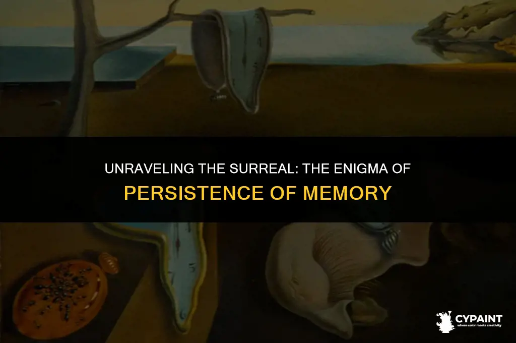 what is the meaning of the painting persistence of memory