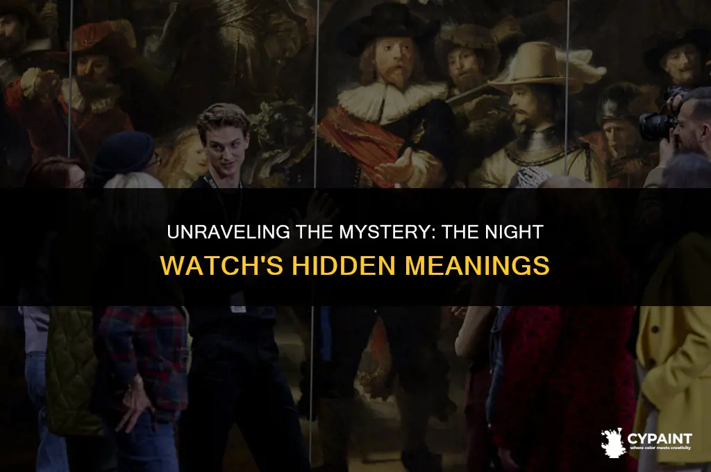 what is the meaning of the painting the night watch