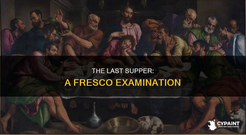 what is the medium of the last supper painting