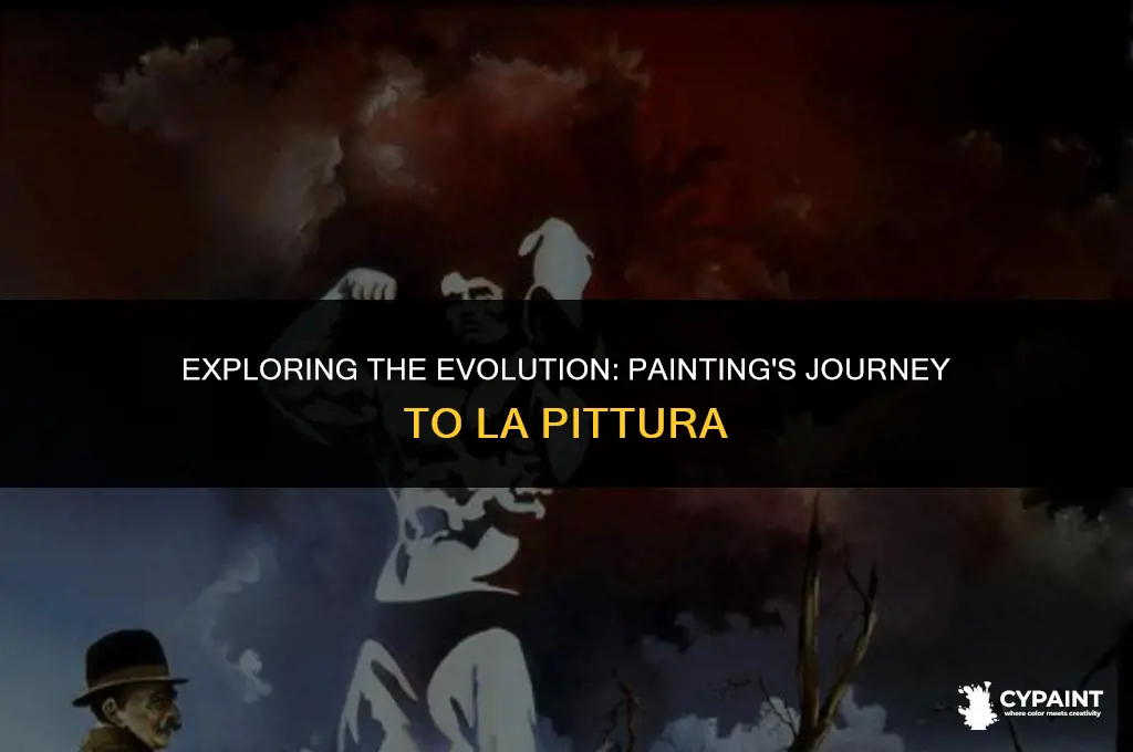 what is the meduim of art painting becoming la pittuar