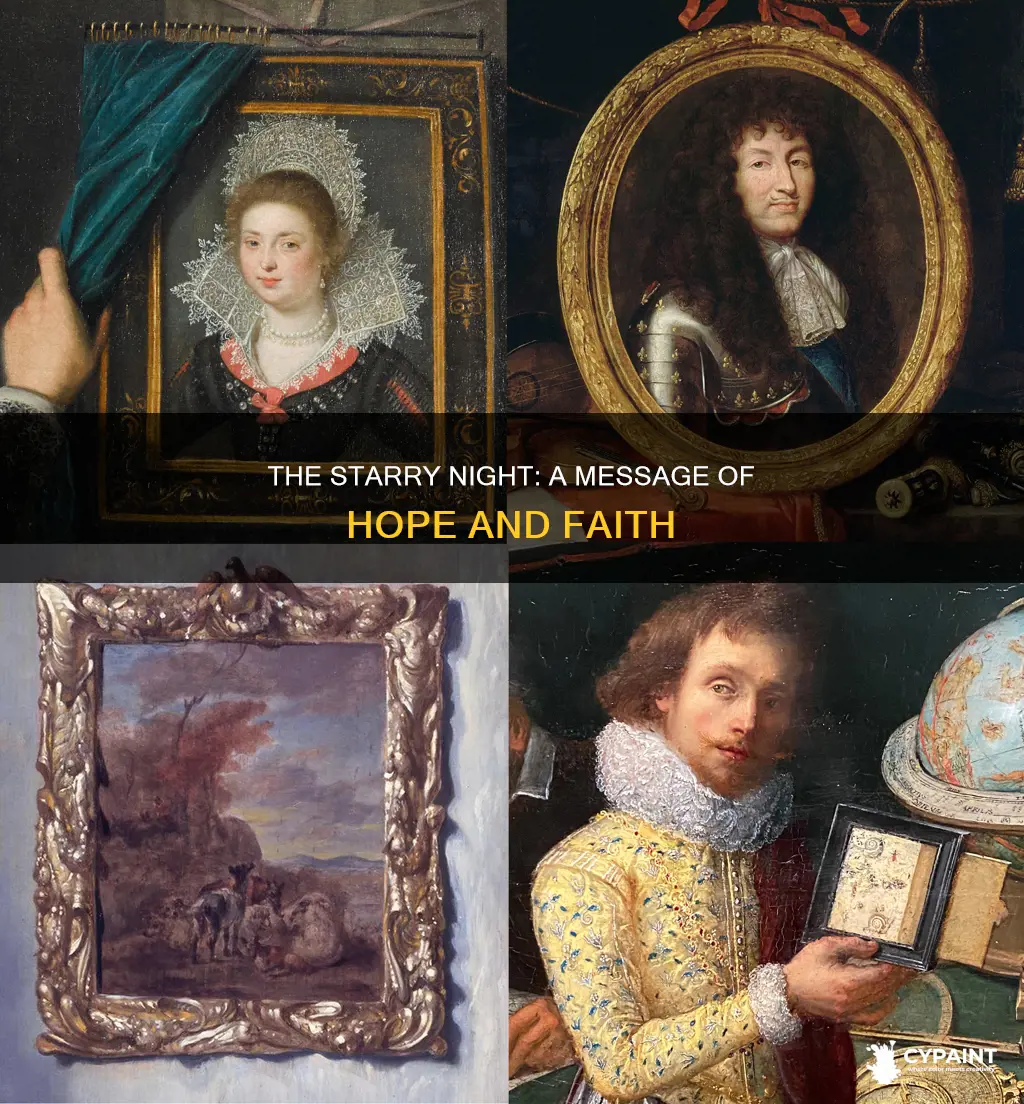 what is the message of the starry night painting