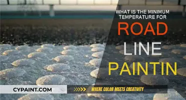 Road Line Painting: Minimum Temperature Requirements