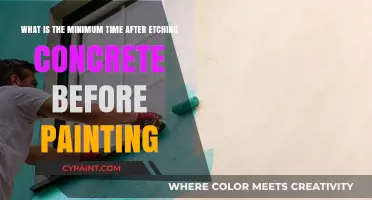 Optimal Timing for Painting Etched Concrete Surfaces
