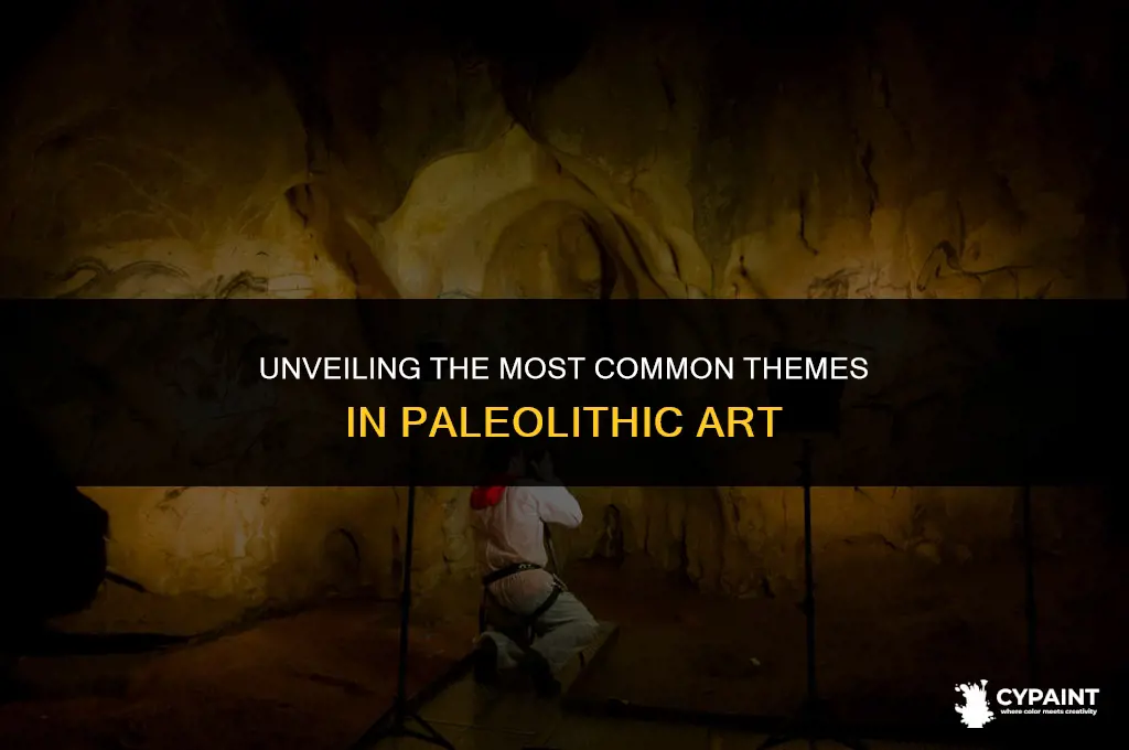 what is the most common subject found in paleolithic paintings
