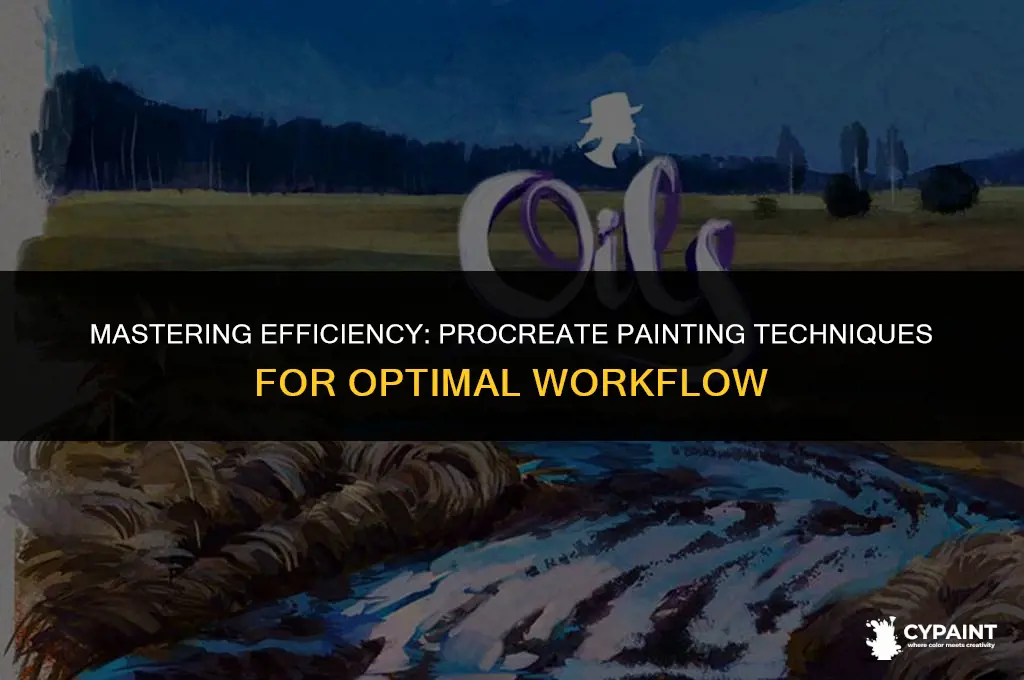 what is the most efficient way to paint in procreate