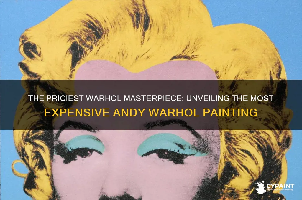what is the most expensive andy warhol painting