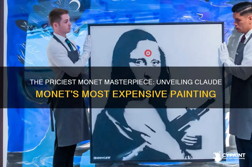 what is the most expensive claude monet painting