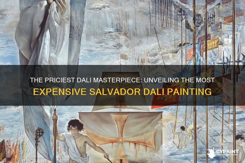 what is the most expensive salvador dali painting