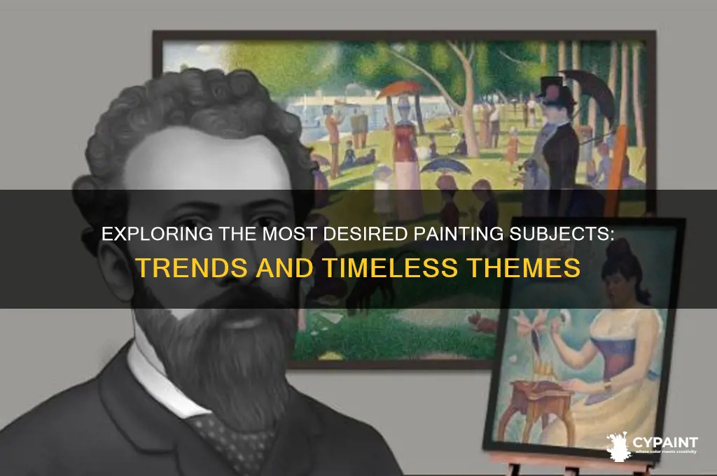 what is the most sought after painting subject