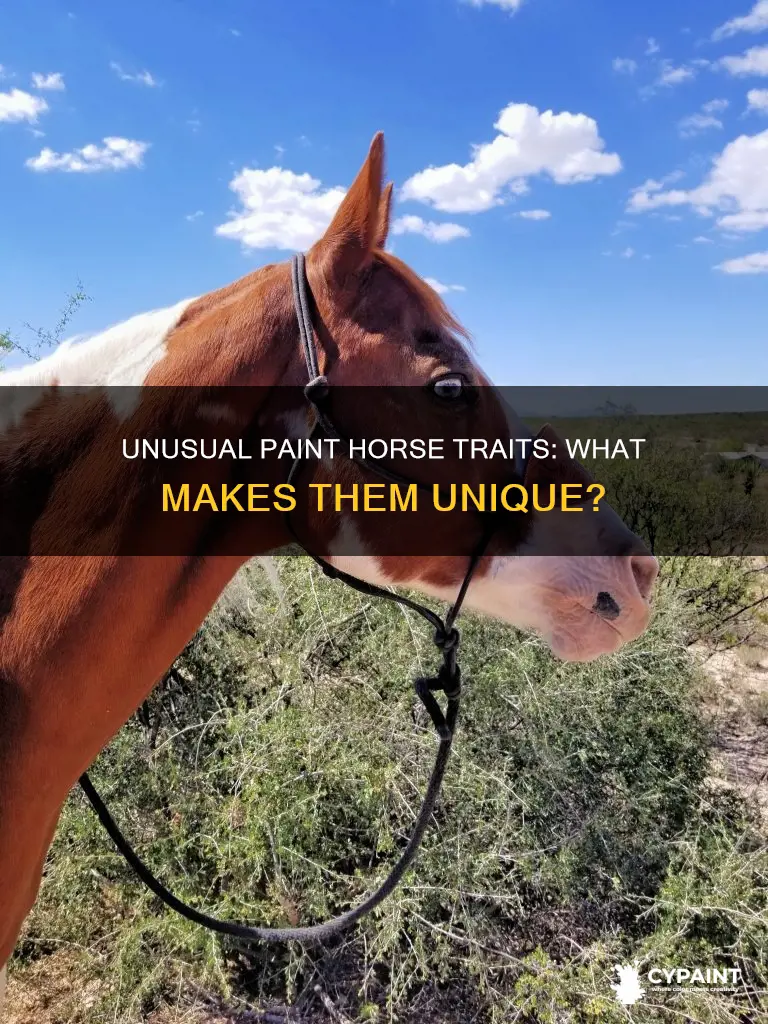 what is the most unusual thing about paint horse