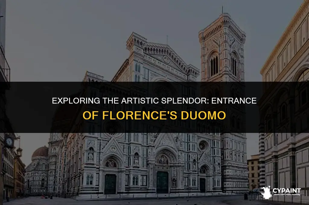 what is the name of the painting entrance duomo florence