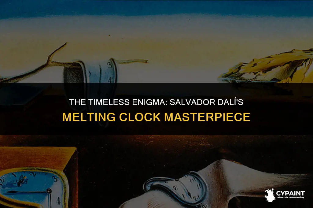 what is the name of the salvador dali clock painting