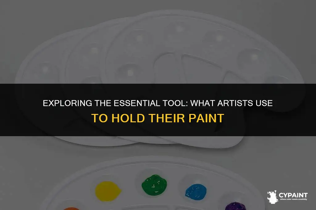what is the name of the thing that holds paint