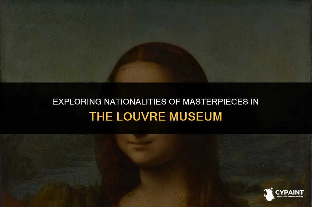what is the nationalities of painting found n the louve