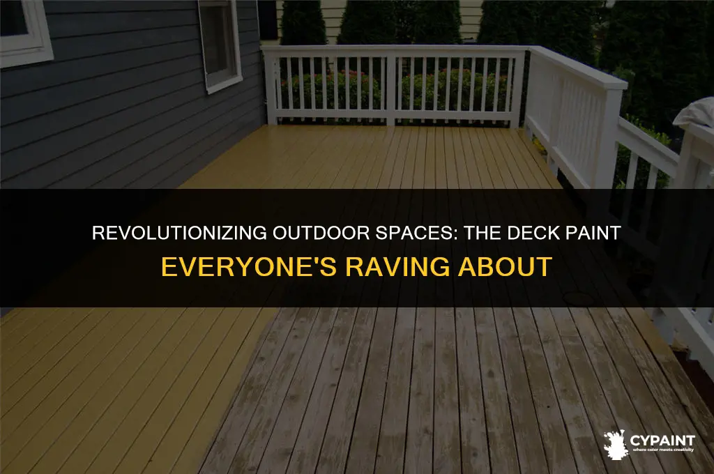 what is the new deck paint that everybody