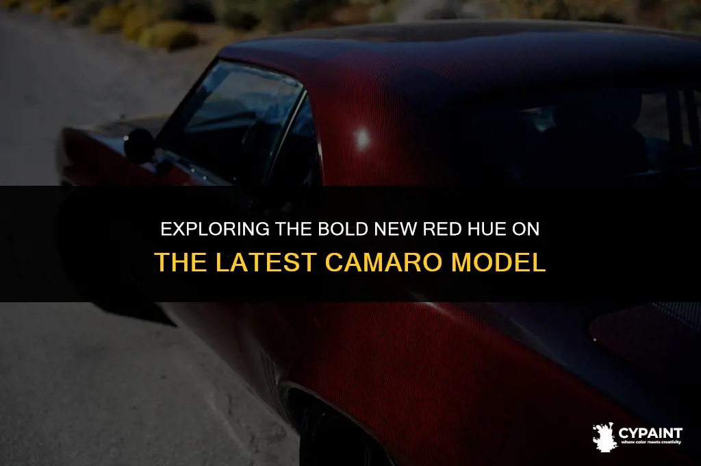 what is the new red paint on the camero called