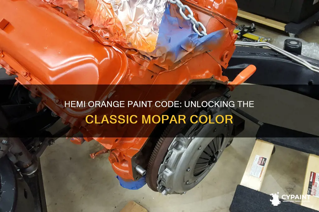 what is the number for hemi orange paint