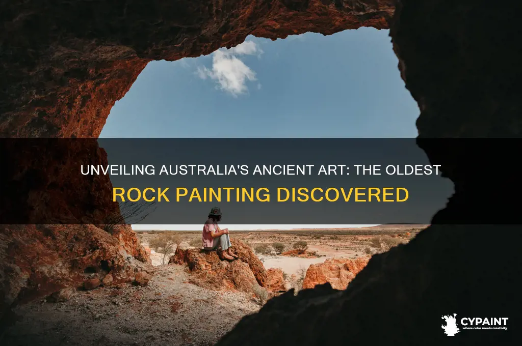 what is the oldest rock painting in australia