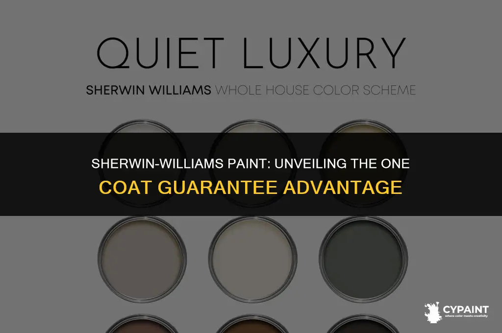 what is the one coat guarantee on sherwin williams paint