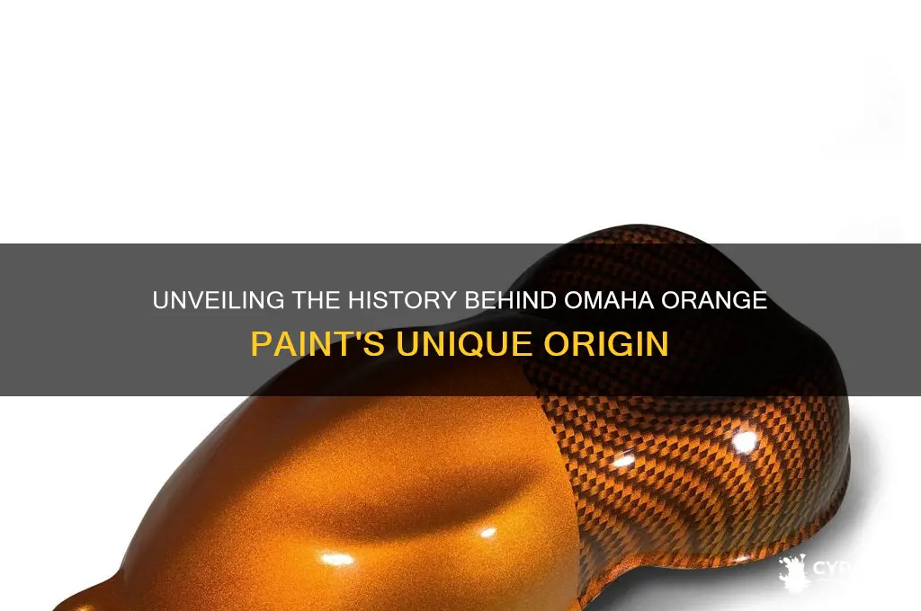 what is the origin of omaha orange paint