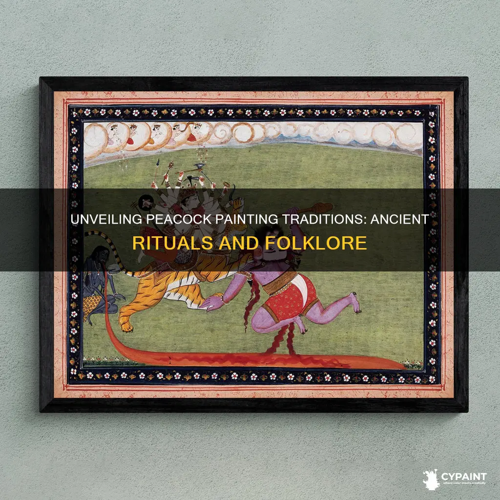 what is the origin of why paint the peacock