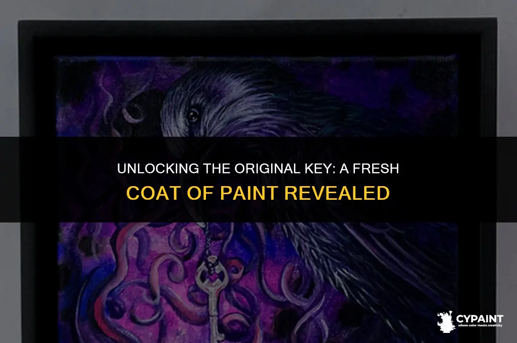 what is the original key of new coat of paint