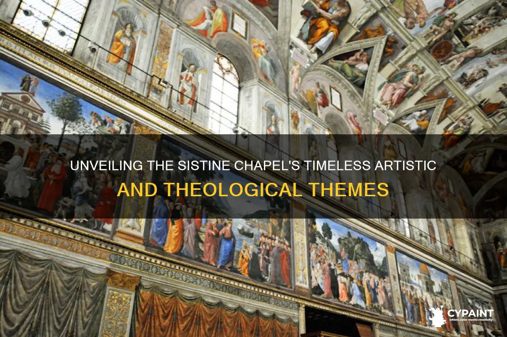 what is the overall theme of the sistine chapel paintings