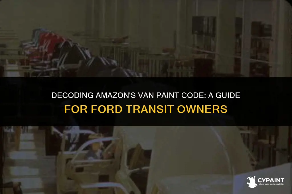 what is the paint code amazon van ford transit vans
