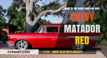 Decoding the Classic Shade: 1957 Chevy Matador Red Paint Code Revealed