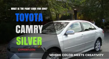 Unveiling the Sleek Silver Paint Code for 2007 Toyota Camry
