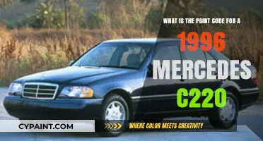 Decoding the Perfect Hue: 1996 Mercedes C220 Paint Code Revealed