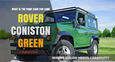 Unlocking the Perfect Shade: Land Rover Coniston Green Paint Code Revealed