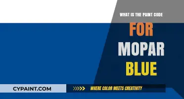 Discover the Exact Mopar Blue Paint Code for Your Vehicle