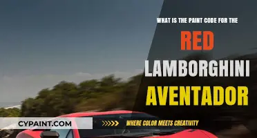 Decoding the Paint Code for the Red Lamborghini Aventador